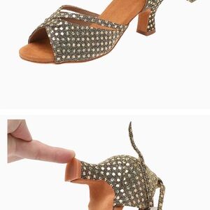 Sparkling Gold Women's Heels